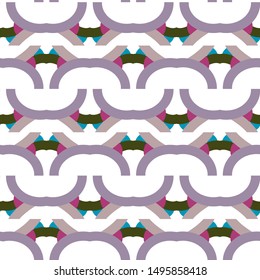 Geometric ornamental vector pattern. Seamless design texture.