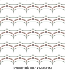 Geometric ornamental vector pattern. Seamless design texture.