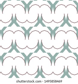 Geometric ornamental vector pattern. Seamless design texture.