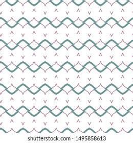 Geometric ornamental vector pattern. Seamless design texture.
