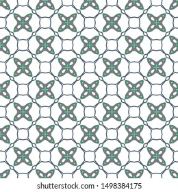 Geometric ornamental vector pattern. Seamless design texture.