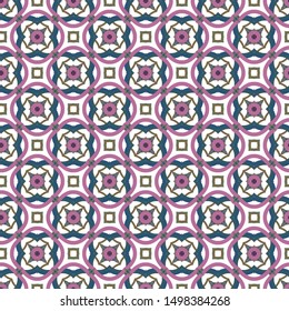 Geometric ornamental vector pattern. Seamless design texture.
