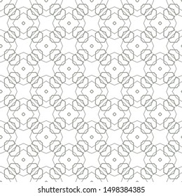 Geometric ornamental vector pattern. Seamless design texture.