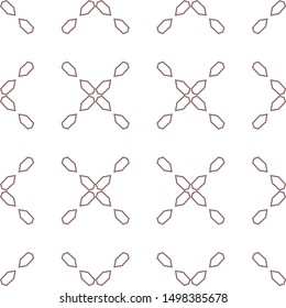 Geometric ornamental vector pattern. Seamless design texture.