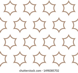 Geometric ornamental vector pattern. Seamless design texture.