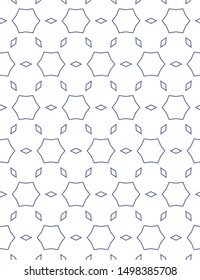 Geometric ornamental vector pattern. Seamless design texture.