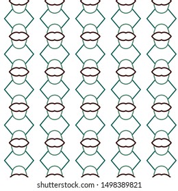 Geometric ornamental vector pattern. Seamless design texture.