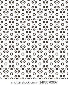 Geometric ornamental vector pattern. Seamless design texture.