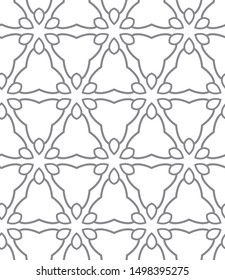 Geometric ornamental vector pattern. Seamless design texture.
