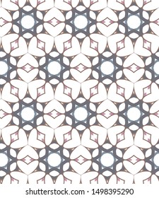 Geometric ornamental vector pattern. Seamless design texture.