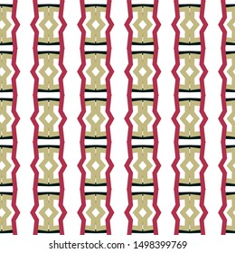 Geometric ornamental vector pattern. Seamless design texture.