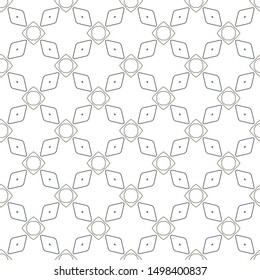 Geometric ornamental vector pattern. Seamless design texture.