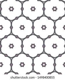 Geometric ornamental vector pattern. Seamless design texture.