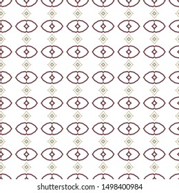 Geometric ornamental vector pattern. Seamless design texture.