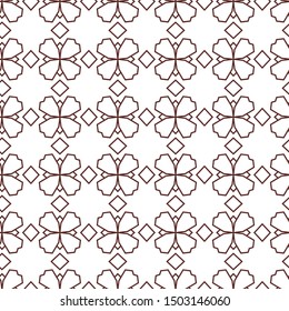 Geometric ornamental vector pattern. Seamless design texture.