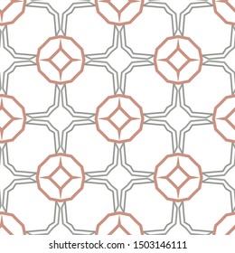 Geometric ornamental vector pattern. Seamless design texture.