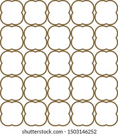 Geometric ornamental vector pattern. Seamless design texture.
