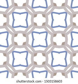 Geometric ornamental vector pattern. Seamless design texture.