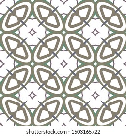 Geometric ornamental vector pattern. Seamless design texture.
