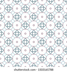 Geometric ornamental vector pattern. Seamless design texture.