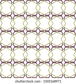 Geometric ornamental vector pattern. Seamless design texture.