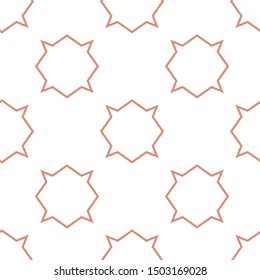 Geometric ornamental vector pattern. Seamless design texture.