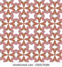 Geometric ornamental vector pattern. Seamless design texture.