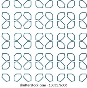 Geometric ornamental vector pattern. Seamless design texture.