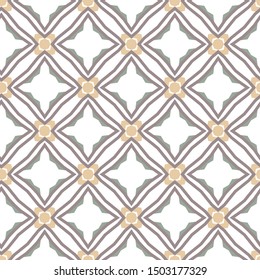 Geometric ornamental vector pattern. Seamless design texture.