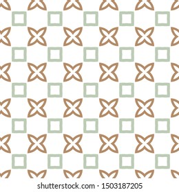 Geometric ornamental vector pattern. Seamless design texture.