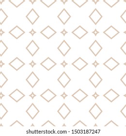 Geometric ornamental vector pattern. Seamless design texture.