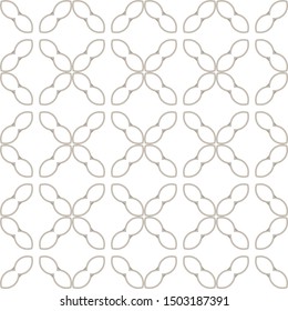 Geometric ornamental vector pattern. Seamless design texture.