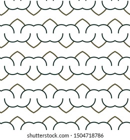 Geometric ornamental vector pattern. Seamless design texture.