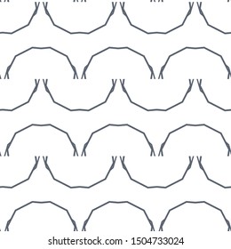 Geometric ornamental vector pattern. Seamless design texture.