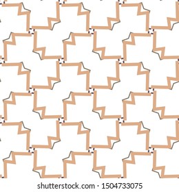Geometric ornamental vector pattern. Seamless design texture.