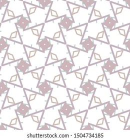 Geometric ornamental vector pattern. Seamless design texture.