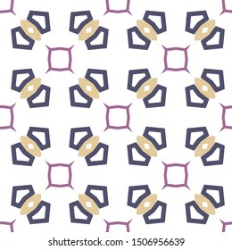 Geometric ornamental vector pattern. Seamless design texture.