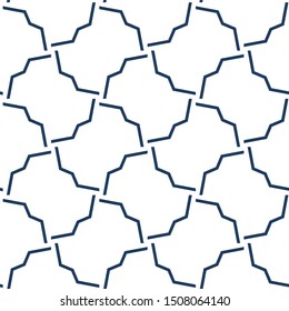 Geometric ornamental vector pattern. Seamless design texture.