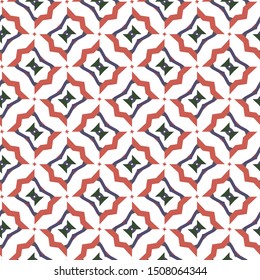 Geometric ornamental vector pattern. Seamless design texture.