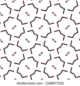 Geometric ornamental vector pattern. Seamless design texture.