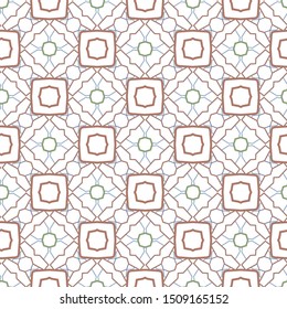 Geometric ornamental vector pattern. Seamless design texture.
