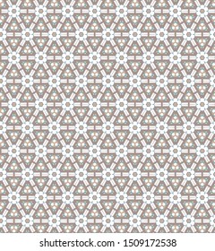 Geometric ornamental vector pattern. Seamless design texture.
