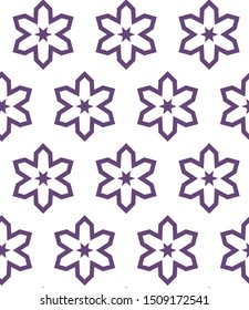 Geometric ornamental vector pattern. Seamless design texture.
