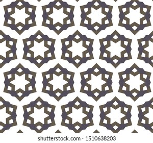Geometric ornamental vector pattern. Seamless design texture.