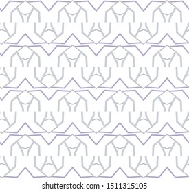 Geometric ornamental vector pattern. Seamless design texture.