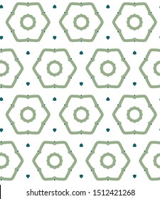 Geometric ornamental vector pattern. Seamless design texture.