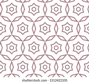 Geometric ornamental vector pattern. Seamless design texture.