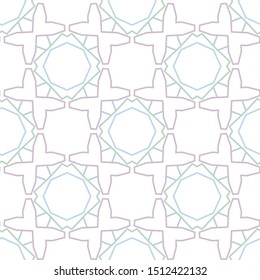 Geometric ornamental vector pattern. Seamless design texture.