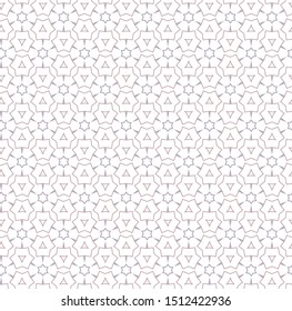 Geometric ornamental vector pattern. Seamless design texture.