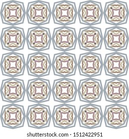 Geometric ornamental vector pattern. Seamless design texture.
